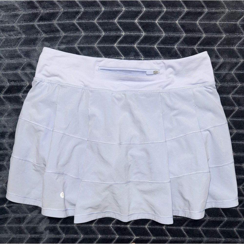 Lululemon Women's Blue Pace Rival Skirt Mid Rise Size 6